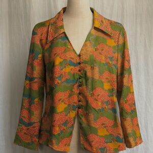 Unique Vintage walking in the park vibrant colors top 1X 16